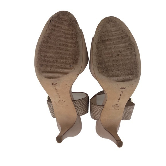 ANTONIO MELANI | Two-toned tan stiletto heels - Picture 3 of 9